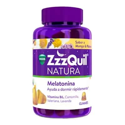 ZzzQuil Sueño 60 Gummies Saber Mango y Plantano