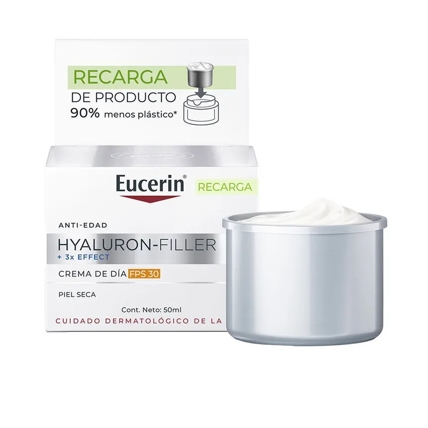 Eucerin Hyaluron-Filler Día FPS 30 Recarga 50ml